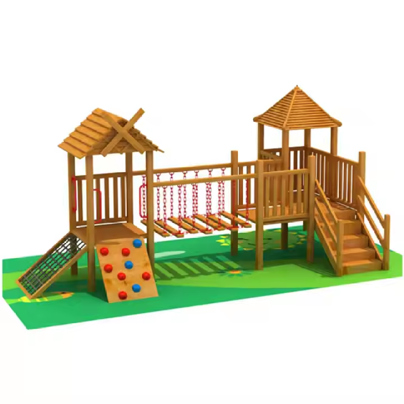 Hot-selling Outdoor Children's Playground with Slide, Climbing Net, and Other Amusement Facilities, Children's Outdoor Play