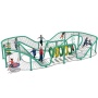 Factory Direct Multi-Functional Play Equipment Combo Outdoor Vinyl Climbing Net and PP Slide for Kindergarten Shopping Malls