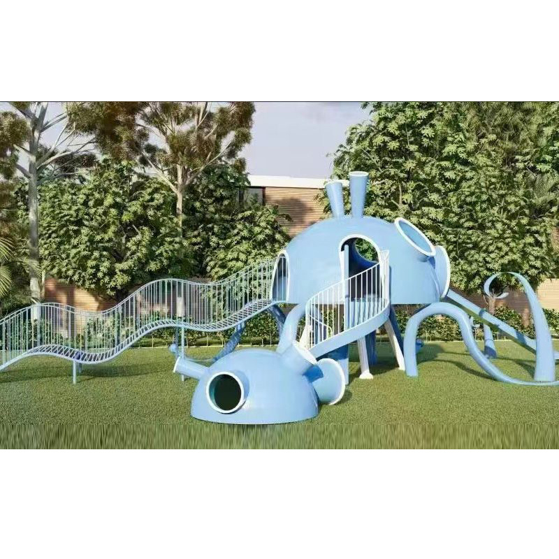 Outdoor Playground Water Slide for Toddlers Kids Outdoor Equipment with Water Rides Plastic Material