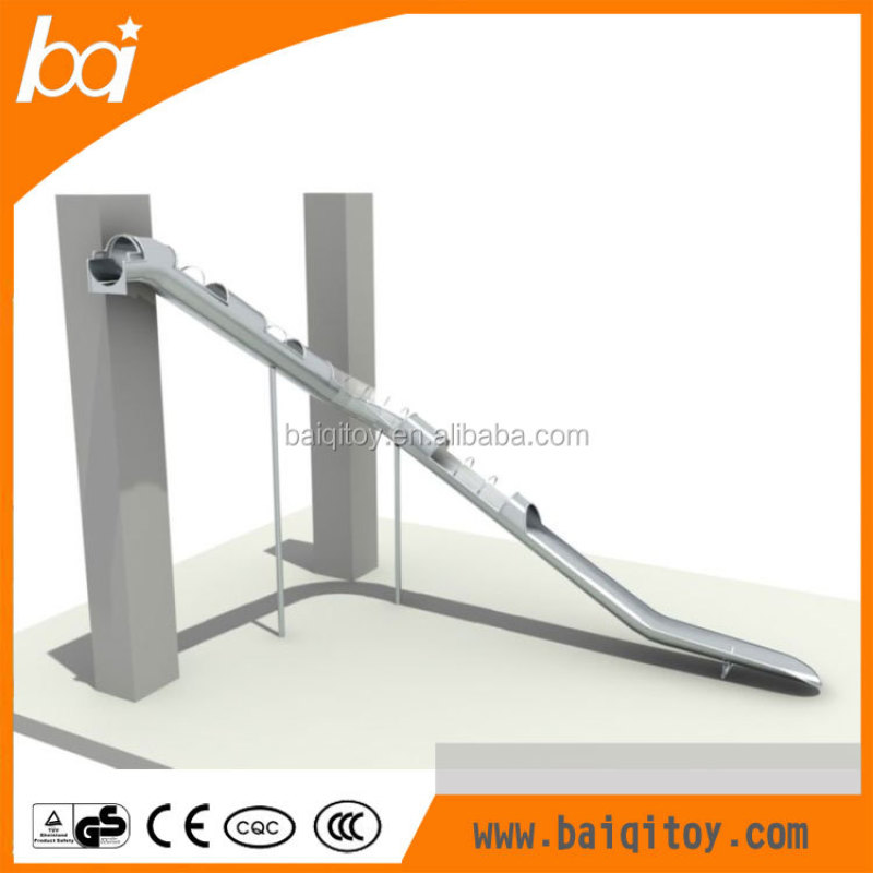 Amazing Large Commercial Stainless Steel Playground Slide for Kids and Adults
