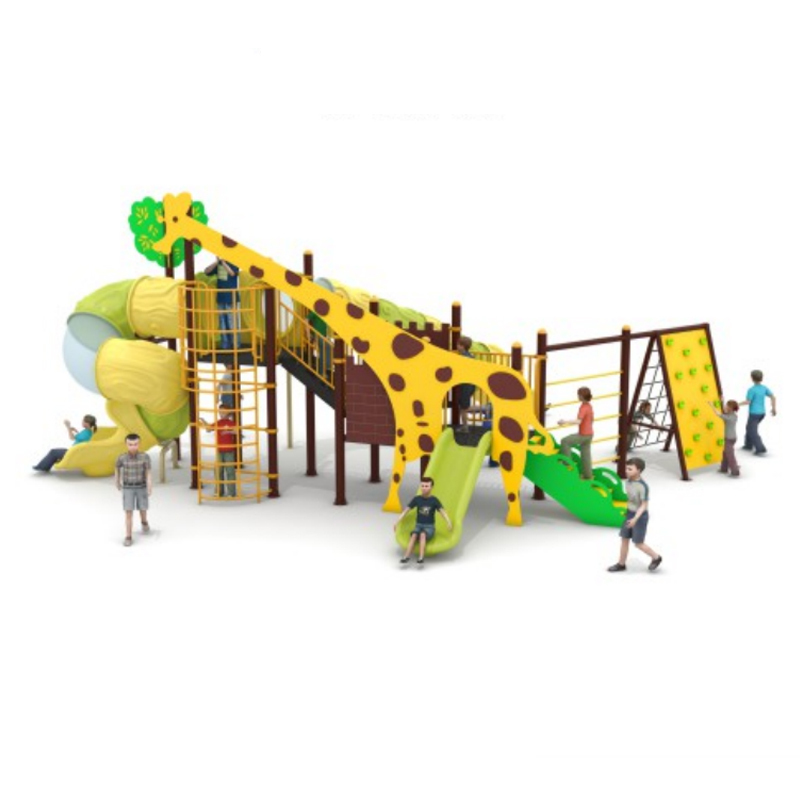 Custom Outdoor Playground for Children with Slide, Swing, and Small Climbing Area, Children's Play Area, Factory Direct Sale