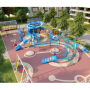 Outdoor Rocket Shape Design Non-standard Playground Customization, Children's Outdoor Interactive Amusement Facilities for Sale