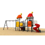Hot Sale Small Baby Toddler Swing Sets Swingset Playsets Outdoor Playground Equipment Plastic Slides for Kids House Park School