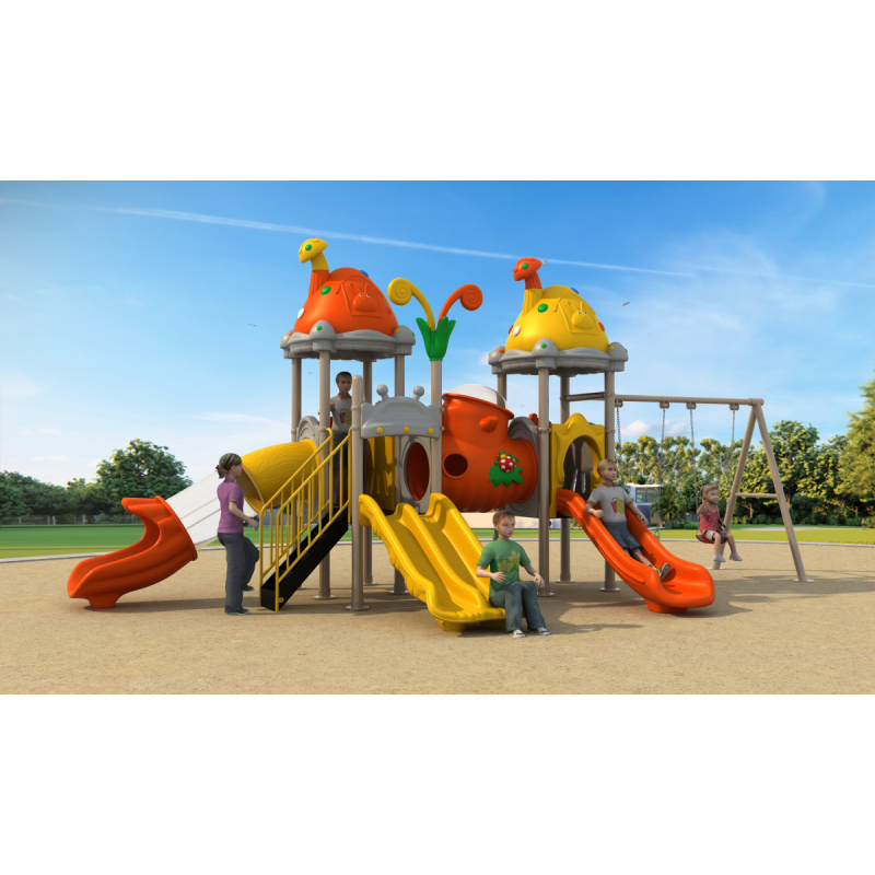 Hot Sale Small Baby Toddler Swing Sets Swingset Playsets Outdoor Playground Equipment Plastic Slides for Kids House Park School