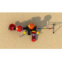 Hot Sale Small Baby Toddler Swing Sets Swingset Playsets Outdoor Playground Equipment Plastic Slides for Kids House Park School