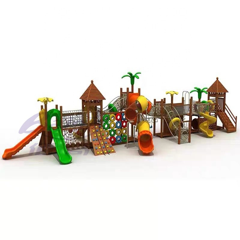 Kindergarten Outdoor Play Equipment | Large Climbing Tunnel and Slide Combination | Children's Comprehensive Amusement Facility