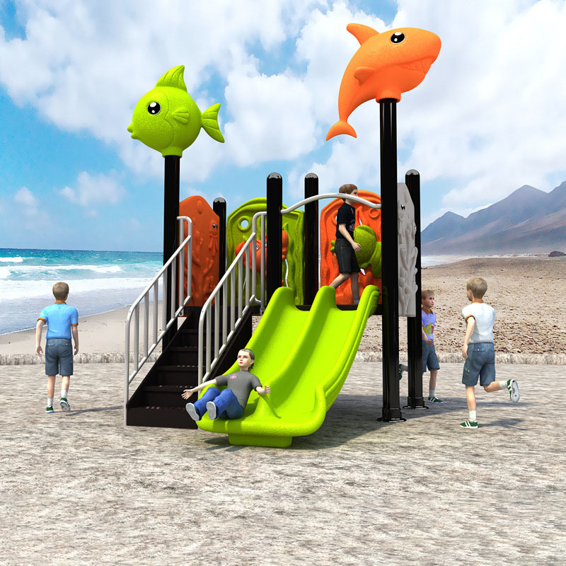 Outdoor Amusement Equipment: Steel & Plastic Slides Swing for Kids