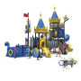 Custom Designed Large Plastic Outdoor Amusement Equipment Full Tube Rotating Slide Combination for Children's Park