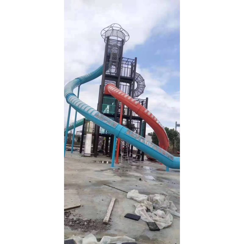 Customized Indoor Outdoor Tube Stainless Slide Steel Playground for Sale