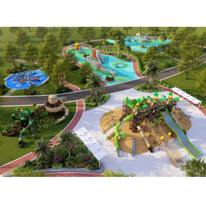 Outdoor Large Non-standard Design Playground, High-quality Customized Outdoor Children's Play Area, Diverse Amusement Facilities