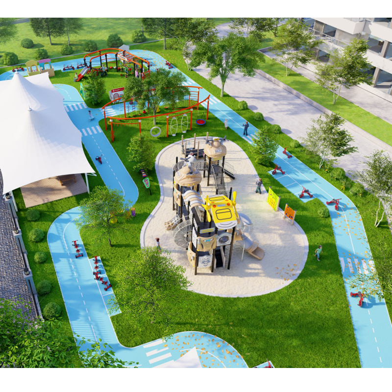 Outdoor Large Non-standard Design Playground, High-quality Customized Outdoor Children's Play Area, Diverse Amusement Facilities