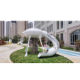 Design Product Amusement Equipment  Large Outdoor Stainless Steel Combination Slide Outside Play Kids Play Area