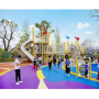 Design Product Amusement Equipment  Large Outdoor Stainless Steel Combination Slide Outside Play Kids Play Area