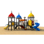 Cheap Price Outdoor Playground Plastic Slide with Swing Set Preschool Outdoor Playground Water Park Playground for Kids