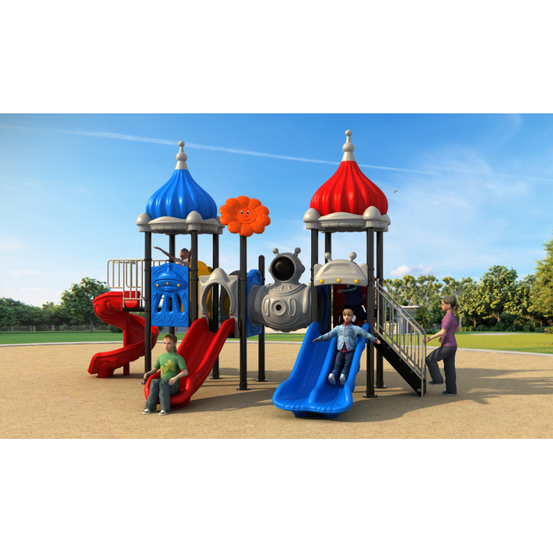 Cheap Price Outdoor Playground Plastic Slide with Swing Set Preschool Outdoor Playground Water Park Playground for Kids