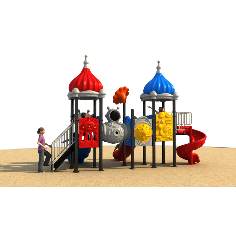 Cheap Price Outdoor Playground Plastic Slide with Swing Set Preschool Outdoor Playground Water Park Playground for Kids