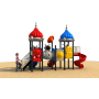 Cheap Price Outdoor Playground Plastic Slide with Swing Set Preschool Outdoor Playground Water Park Playground for Kids