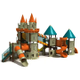High-quality Custom-made Outdoor Children's Playground with Swing,slide,and Amusement Facilities Suitable for Schools and Parks
