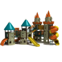 High-quality Custom-made Outdoor Children's Playground with Swing,slide,and Amusement Facilities Suitable for Schools and Parks