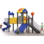 High-quality Custom-made Outdoor Children's Playground with Swing,slide,and Amusement Facilities Suitable for Schools and Parks