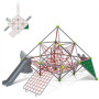 Factory Direct Sale Climbing Net Kindergarten Climbing Net Park Scenic Area Children's Play Equipment Tunnel Net Rope Net Slide
