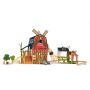 Outdoor Children's Playsets Climbing Ladder Wooden Swing Set for Playground School Backyard Trampoline Park