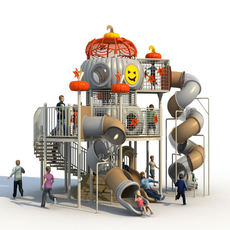 Hot Sale Outdoor Timber Playground Equipment Steel Plastic Slide Garden Tower for Residential School Use Wooden Backyard