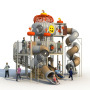 Hot Sale Outdoor Timber Playground Equipment Steel Plastic Slide Garden Tower for Residential School Use Wooden Backyard