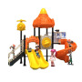 Hot Sale Outdoor Timber Playground Equipment Steel Plastic Slide Garden Tower for Residential School Use Wooden Backyard