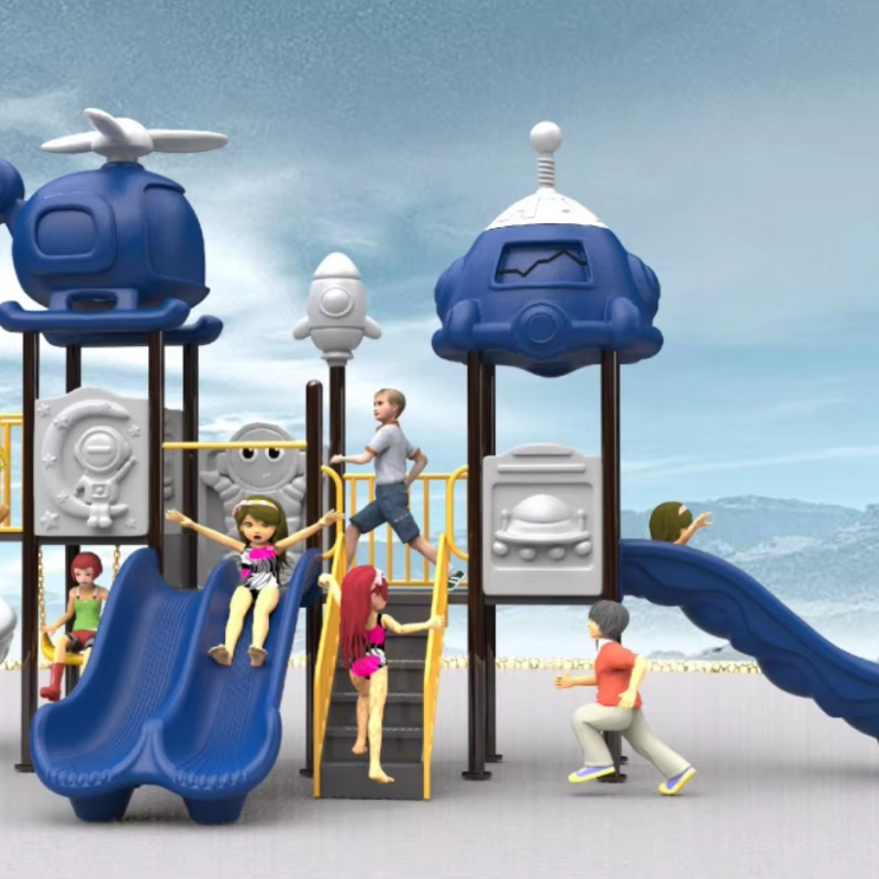 New Children's Slide Outdoor Community Park Large Amusement Facility Kindergarten Outdoor Combination Little Doctor Slide