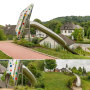 Popular Park Kids Children Stainless Steel Tube Slide Outdoor Playground for Sales