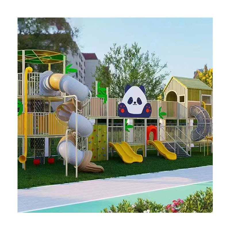 Custom Indoor Stainless Steel Slide for Adults Outdoor Children's Tube Slide Made Plastic Vinyl Material for Garden School Use