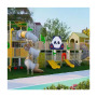 Custom Indoor Stainless Steel Slide for Adults Outdoor Children's Tube Slide Made Plastic Vinyl Material for Garden School Use