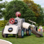 Customized Color Outdoor Playground Equipment Slide Outdoor Kids Games Plastic Equipment