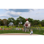 Customized Color Outdoor Playground Equipment Slide Outdoor Kids Games Plastic Equipment