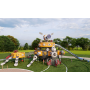 Custom Funny Kids Game Plastic Slide New Design Outdoor Playground Equipment for Outdoor Playsets