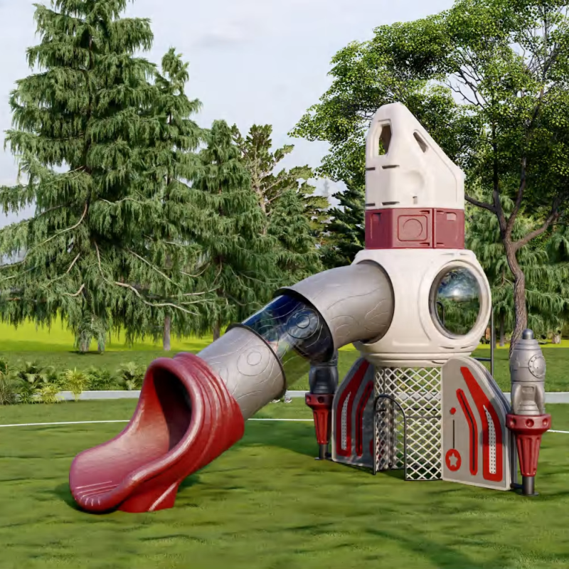 Custom Funny Kids Game Plastic Slide New Design Outdoor Playground Equipment for Outdoor Playsets