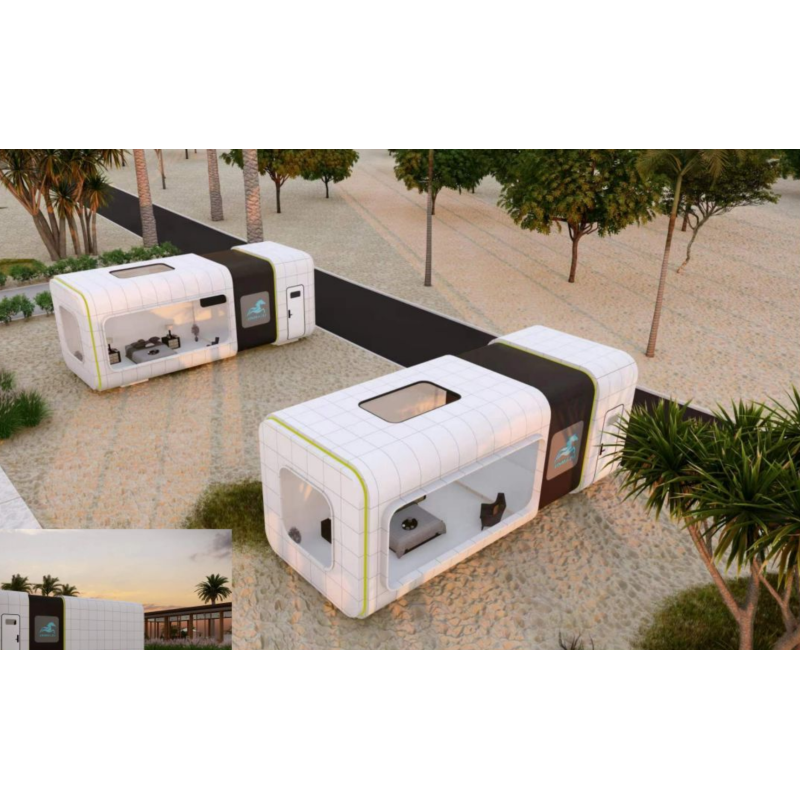 Outdoor Mobile Glamping Space Capsule Resort Hotel Tiny House and Spacecraft House