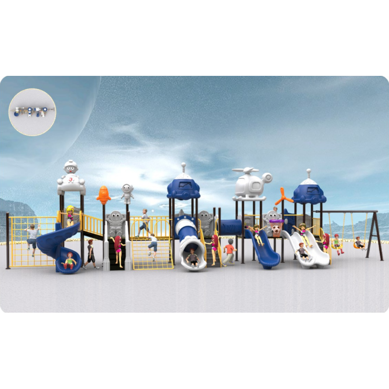 Kindergarten Outdoor Large Slide Outdoor Children's Slide Combination Community Square Park Amusement Equipment Facilities