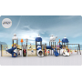 Kindergarten Outdoor Large Slide Outdoor Children's Slide Combination Community Square Park Amusement Equipment Facilities