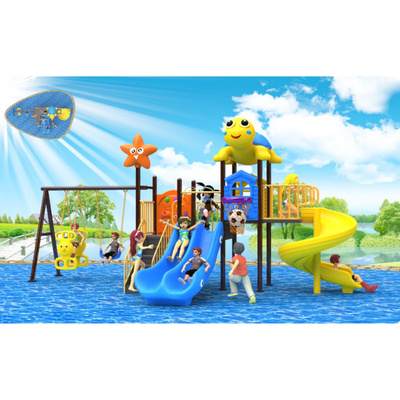 Kindergarten Outdoor Large Slide Outdoor Children's Slide Combination Community Square Park Amusement Equipment Facilities