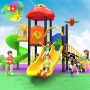 Large Outdoor PE Slide and Swing Combo for  Parks & Sports Parks Children's Play Equipment