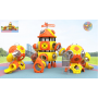 Newest Outdoor Playground Series Metal Plastic Helicopter Slide Children's Amusement Equipment for Resort Hotels