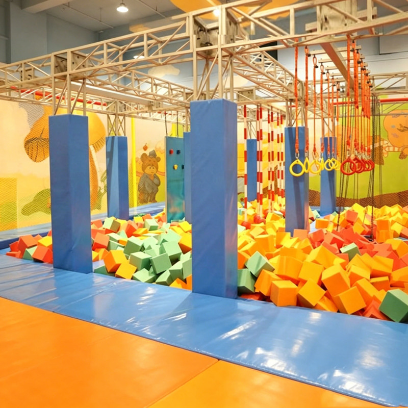 Ninja Warrior Aerial Challenge Equipment Truss Type High-altitude Suspension Pile Lifting Ring Obstacle Sports Park