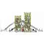 Create an Outdoor Children's Playground with High-end Design Suitable for Shopping Malls, Parks, and Children's Play Areas