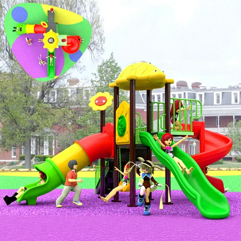 New Children's Combination Slide Climbing Frame 3 to 10 Years Old Swing Outdoor Community Amusement Equipment