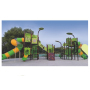 Green Forest Series Outdoor Large Playground with Slide and Climbing Net, Professional Customized Playground Equipment Sales