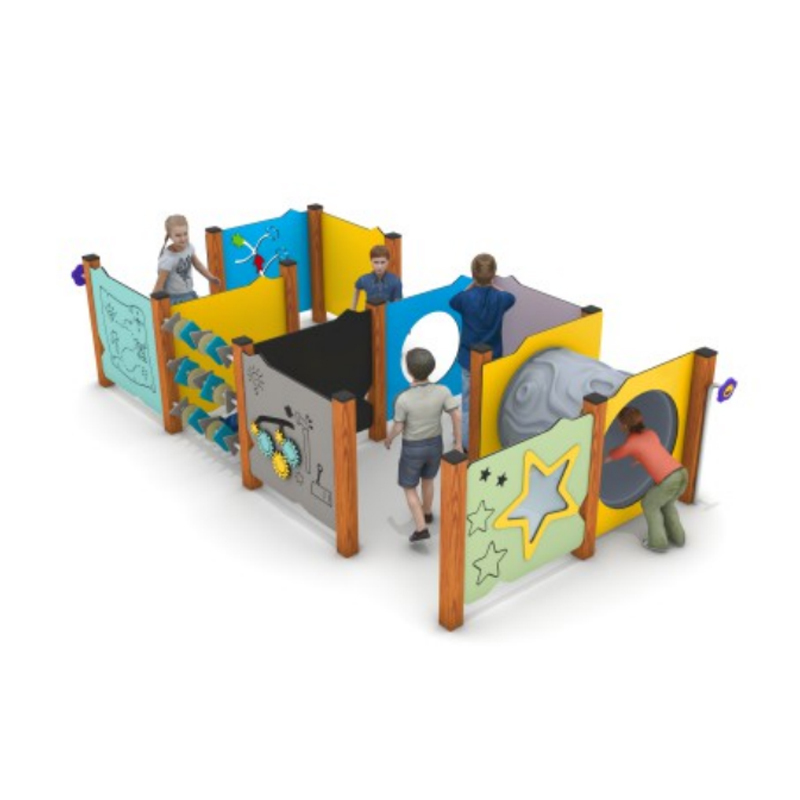 Newest Outdoor Small Playground with Slide and Tunnel, Children's Playground Amusement Set for Sale, Factory Direct Durable