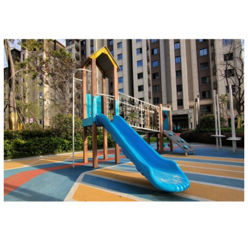 Newest Outdoor Small Playground with Slide and Tunnel, Children's Playground Amusement Set for Sale, Factory Direct Durable