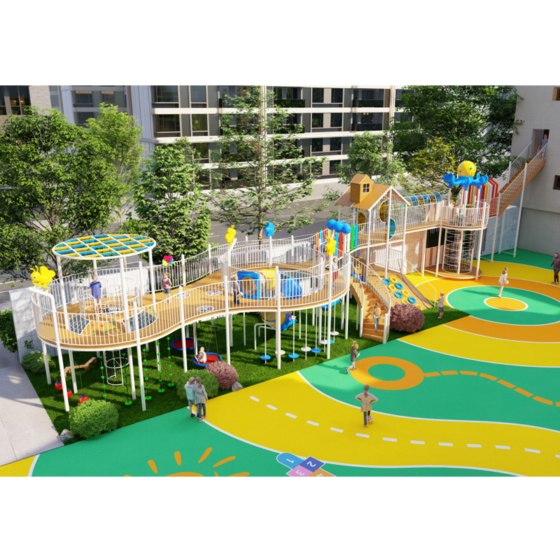 Latest Design Whale Shape Outdoor Non-standard Playground Customization, Children's Outdoor Amusement Facilities for Sale